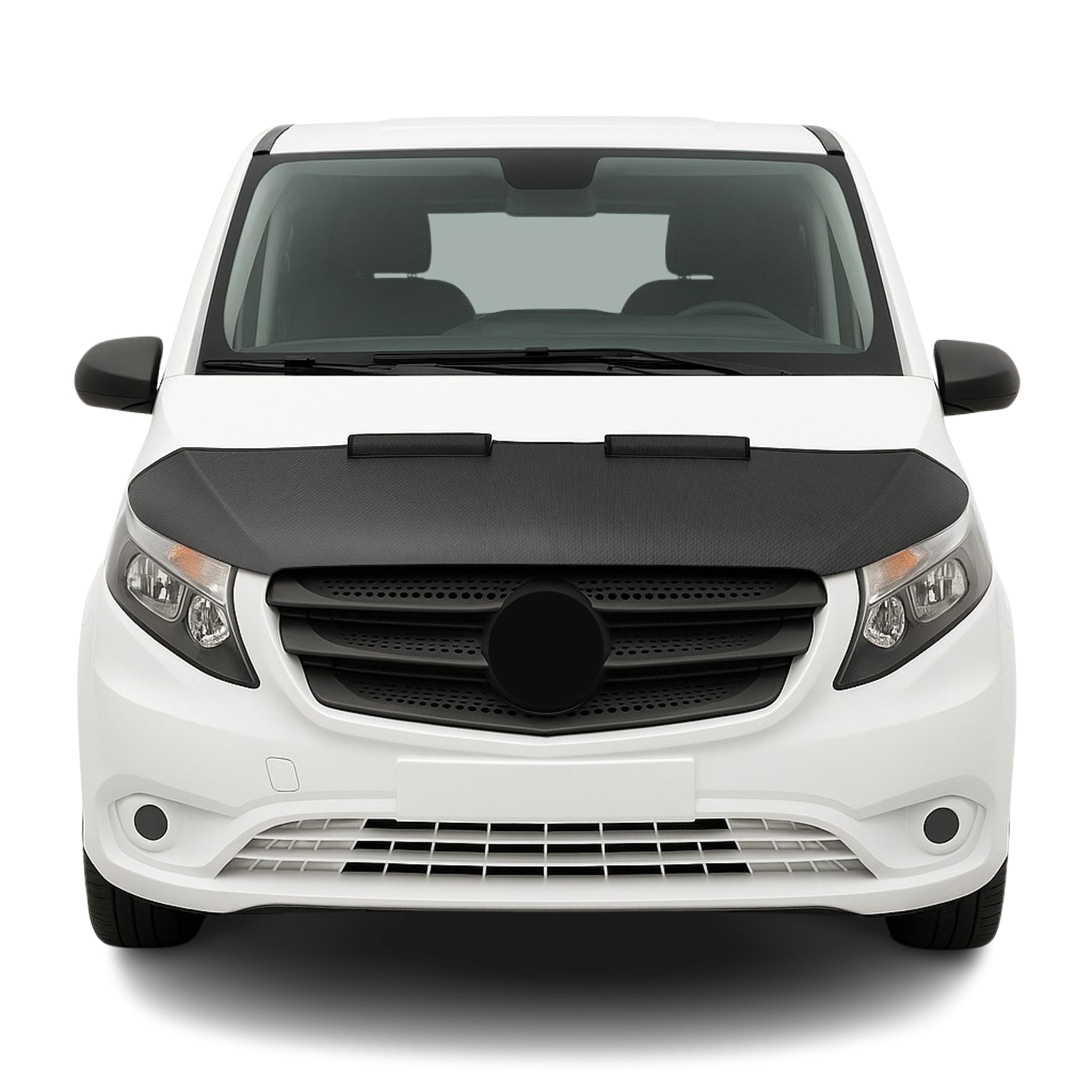 Haubenbra Steinschlagschutz für Mercedes Vito W447 2014-2026 Carbon Optik Halb