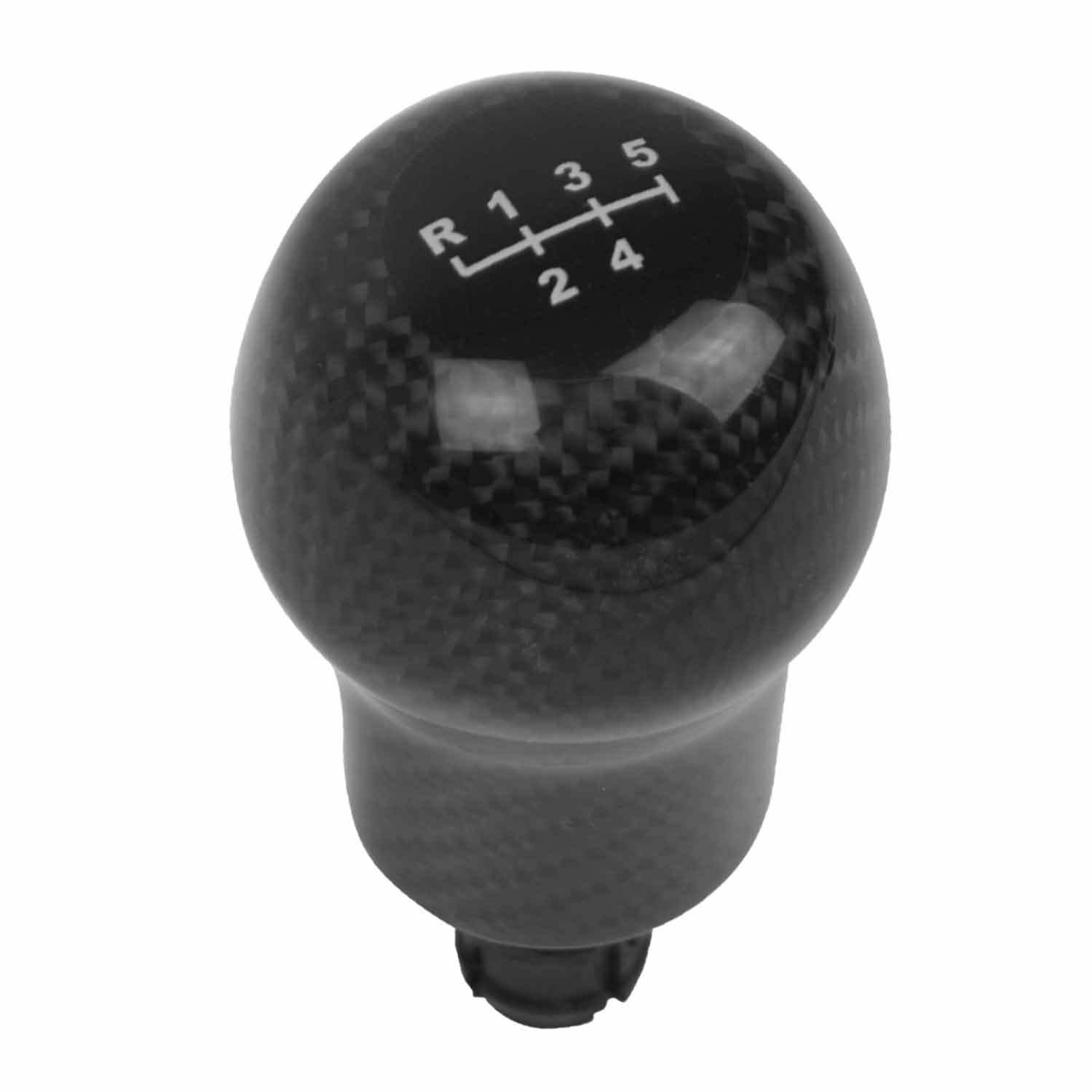 Schaltknauf Schalthebel für VW Caddy Touran 2003-2015 5-Gang Carbon