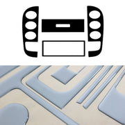 Innenraum Dekor Cockpit für Citroen C3 2002-2012 Aluminium Optik 3tlg