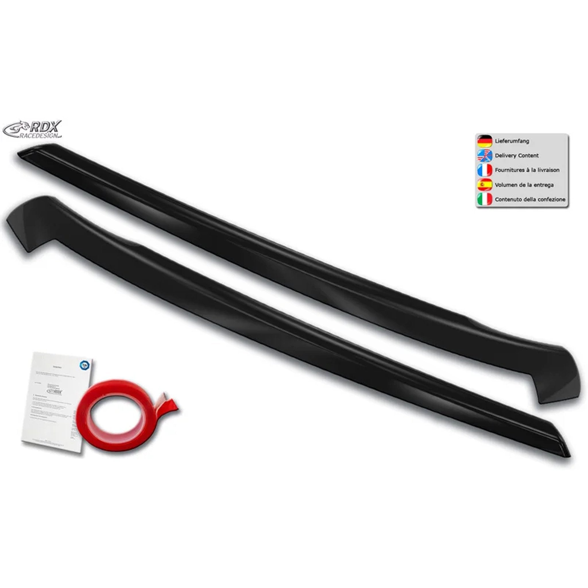 RDX Scheinwerferblenden für VW Caddy IV 2015-2020 ABS TÜV