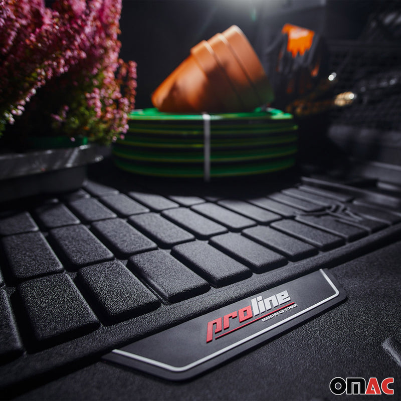 OMAC Gummi Kofferraumwanne für BMW 7er E65 E66 E67 2001-2008 TPE Schwarz