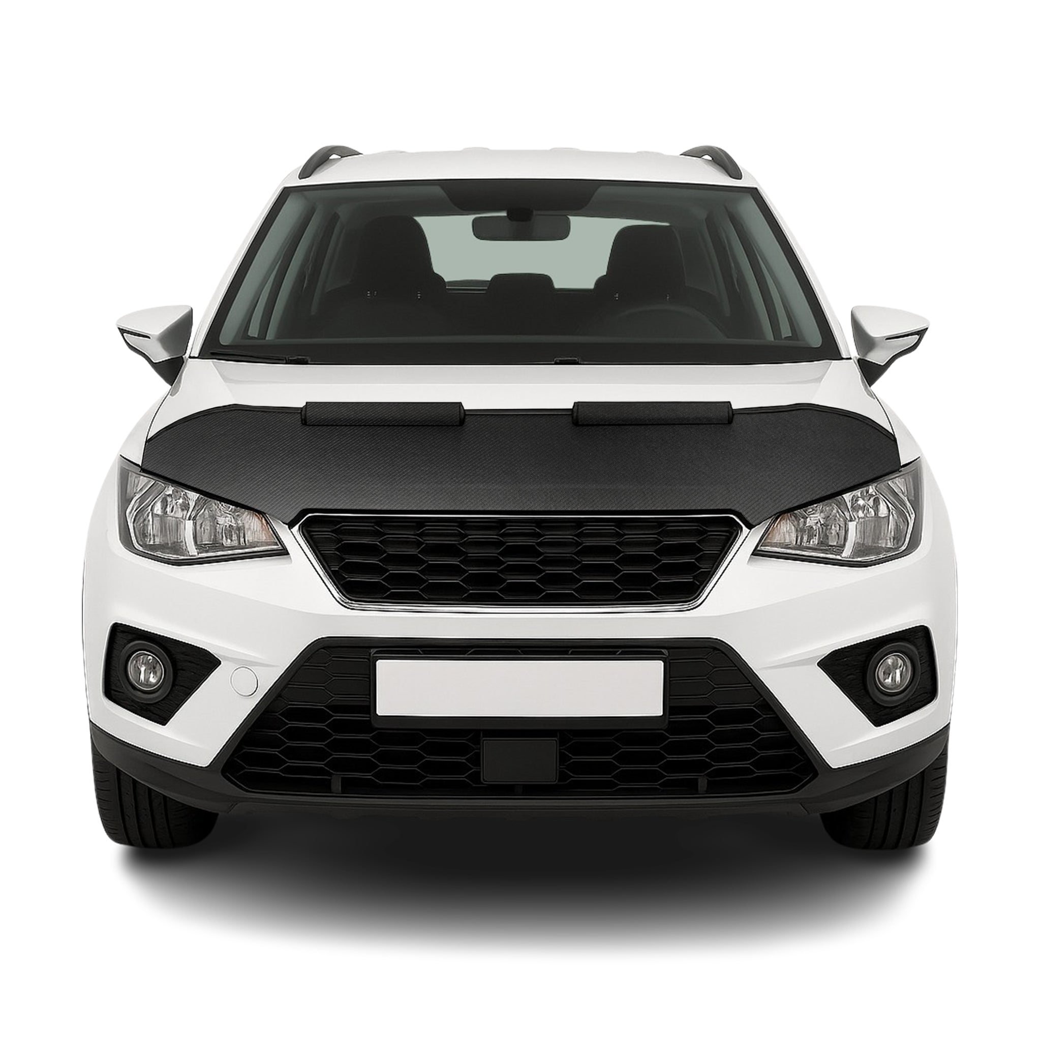 Haubenbra Steinschlagschutz Bonnet Bra für Seat Arona 2017-2026 Carbon Halb