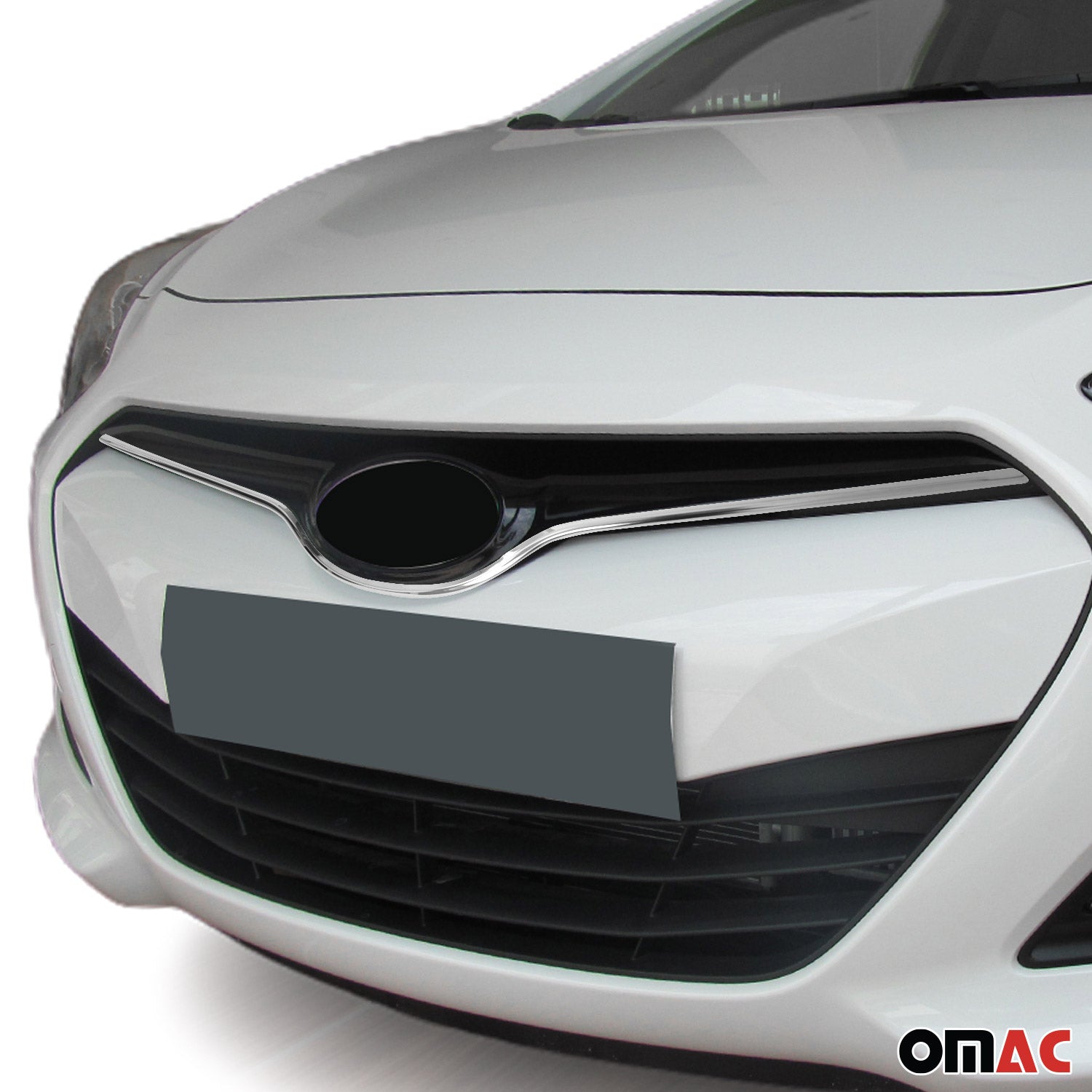Kühlergrill Leisten Grillleisten für Hyundai i30 2011-2018 Edelstahl Chrom 1tlg