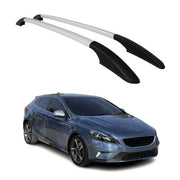 Aluminium Dachreling Relingträger für Volvo V40 2012-2019 Silber 2x