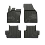 Fußmatten Gummimatten für Volvo S40 II Schrägheck 2004-2012 TPE Schwarz 4 tlg