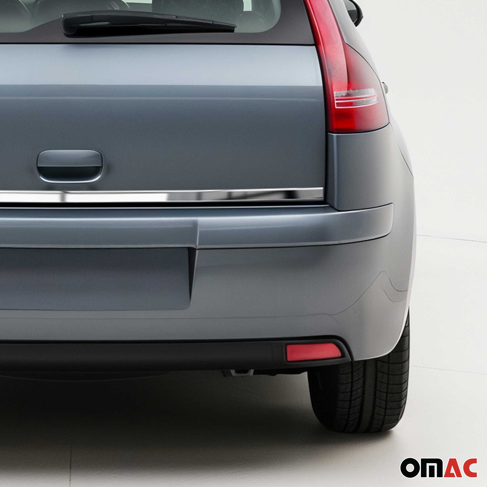 Kofferraumleiste Heckleiste für Citroen C4 2004-2010 Schrägheck Edelstahl Chrom