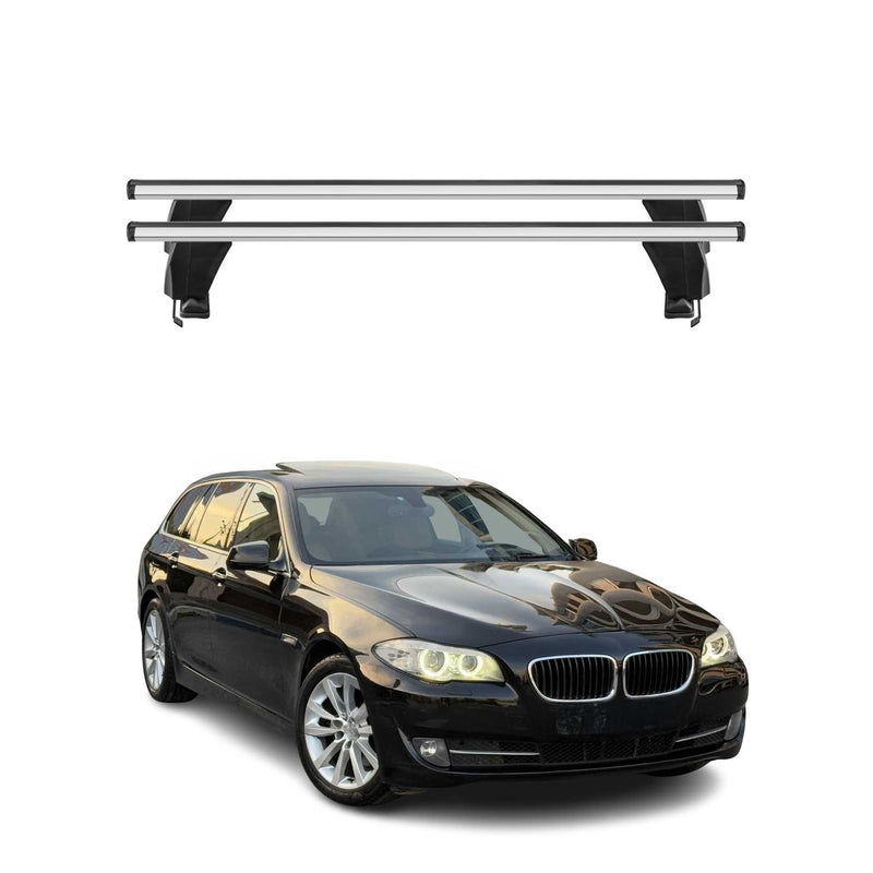 Menabo Dachträger Grundtäger für BMW 5er F11 Touring 2009-2017 50kg Alu Grau 2x