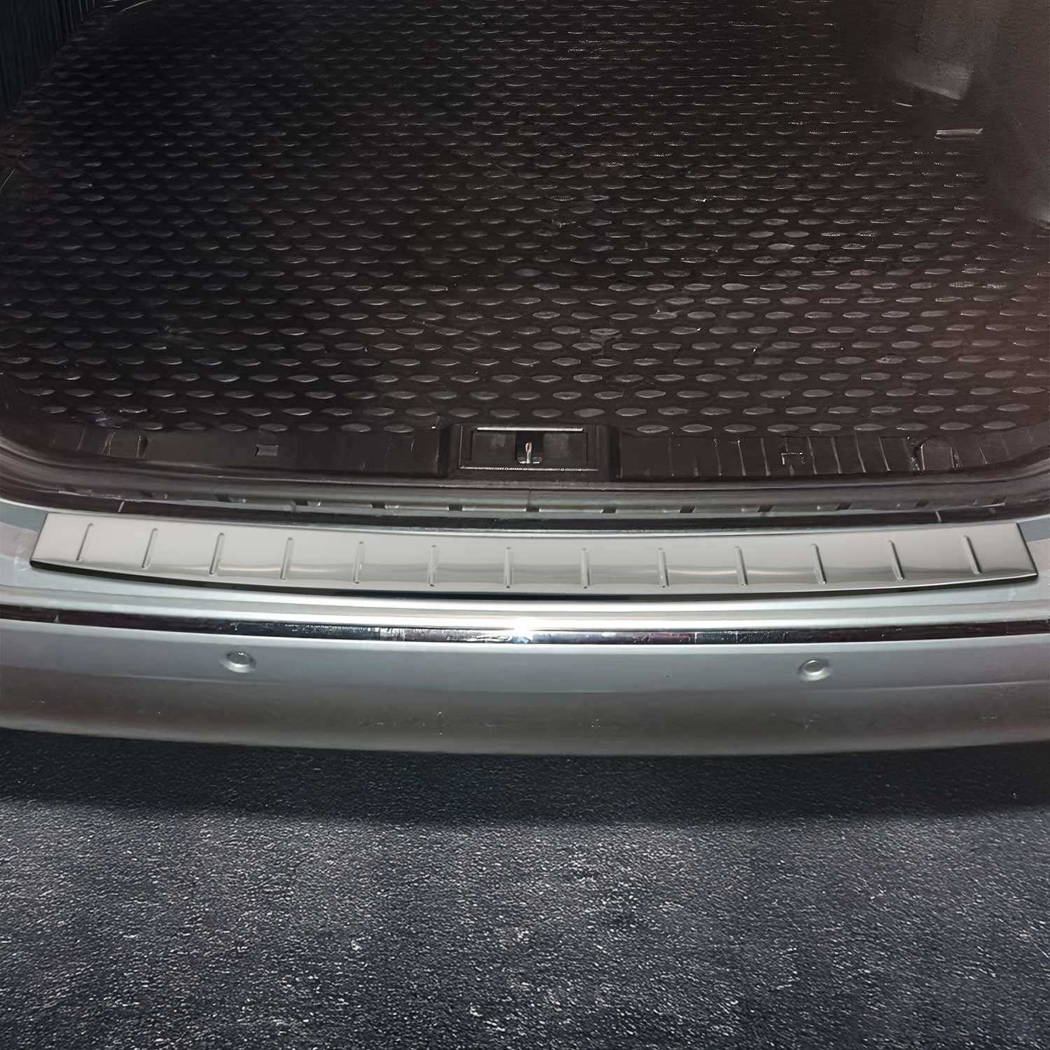 Ladekantenschutz Stoßstange für Mercedes E Klasse W211 2003-2009 Edelstahl Chrom