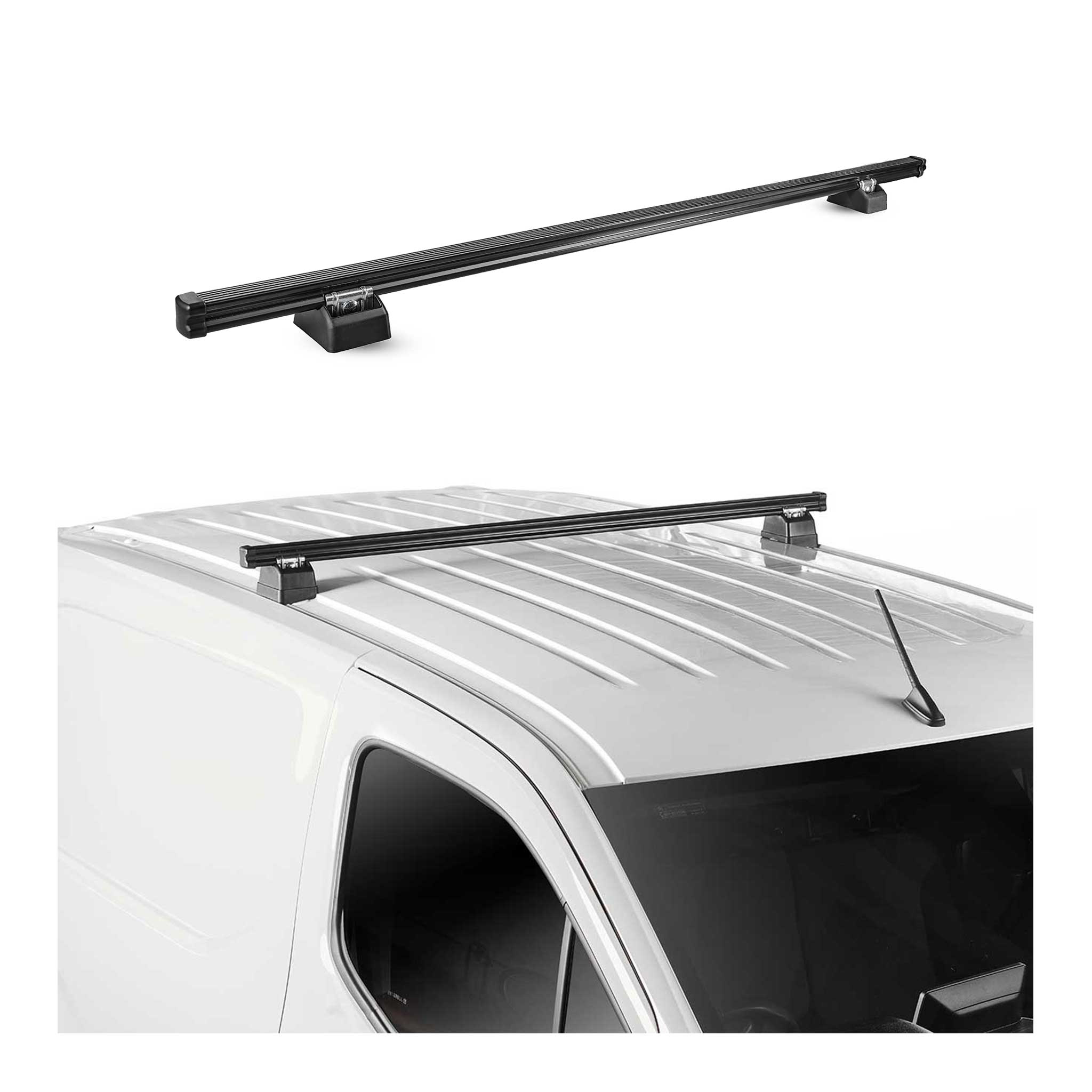 Dachträger für Peugeot Traveller 2016-2026 H1 1-Träger Stahl Schwarz