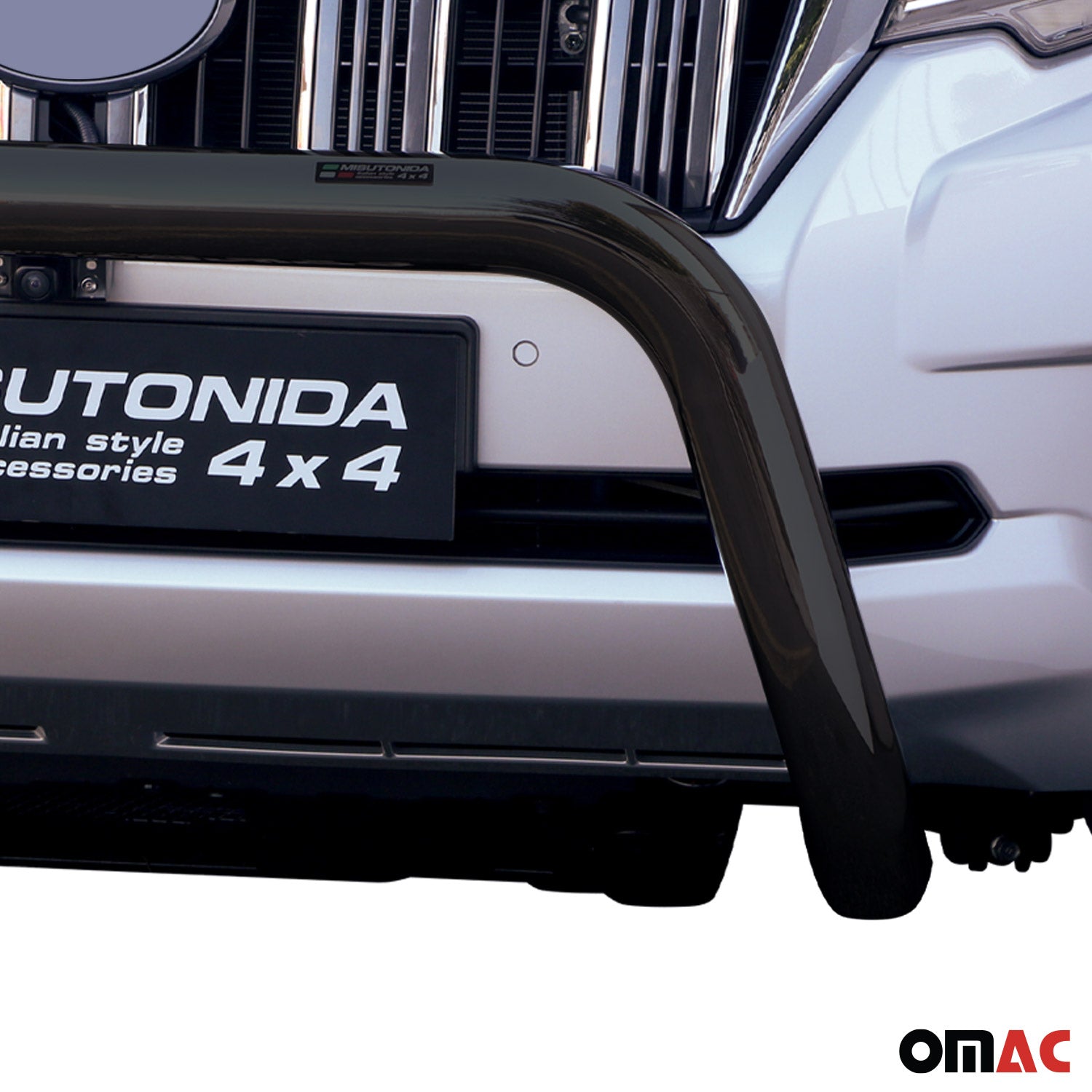 Frontbügel Frontschutz für Toyota Land Cruiser J150 2019-2023 ø76 Schwarz