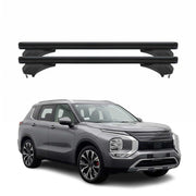 Menabo Dachträger für Mitsubishi Outlander 2021-2026 Aluminium Schwarz 2 tlg