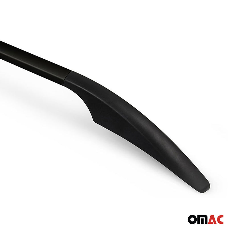 Dachreling Dachgepäckträger Relingträger für Jeep Renegade 2015-2024 Alu Schwarz