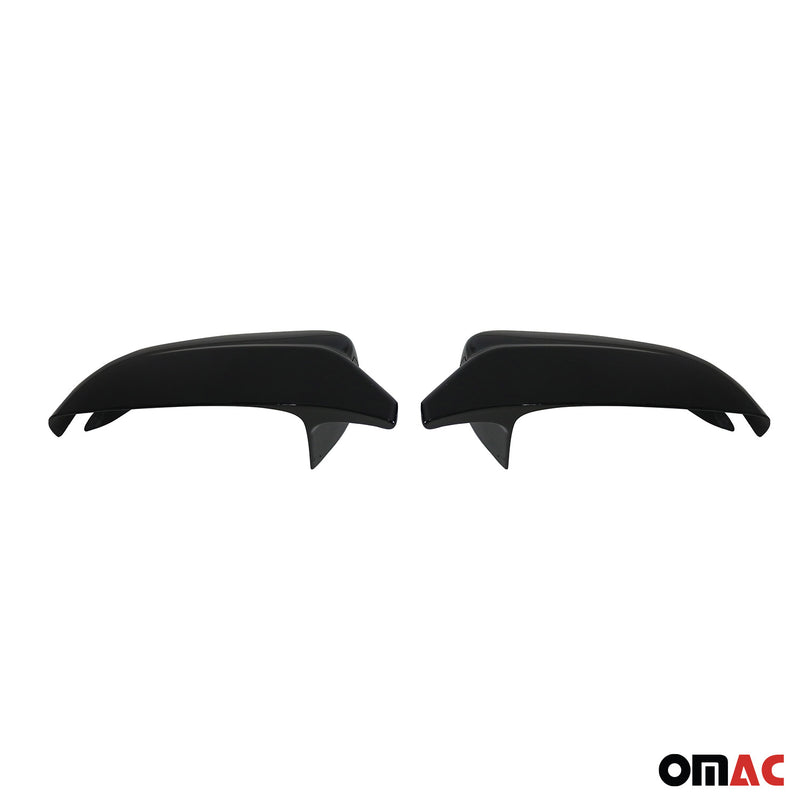 Spiegelkappen für BMW 5 6 7er G30 G31 G32 G11 G12 2016-2025 ABS Glanz Schwarz