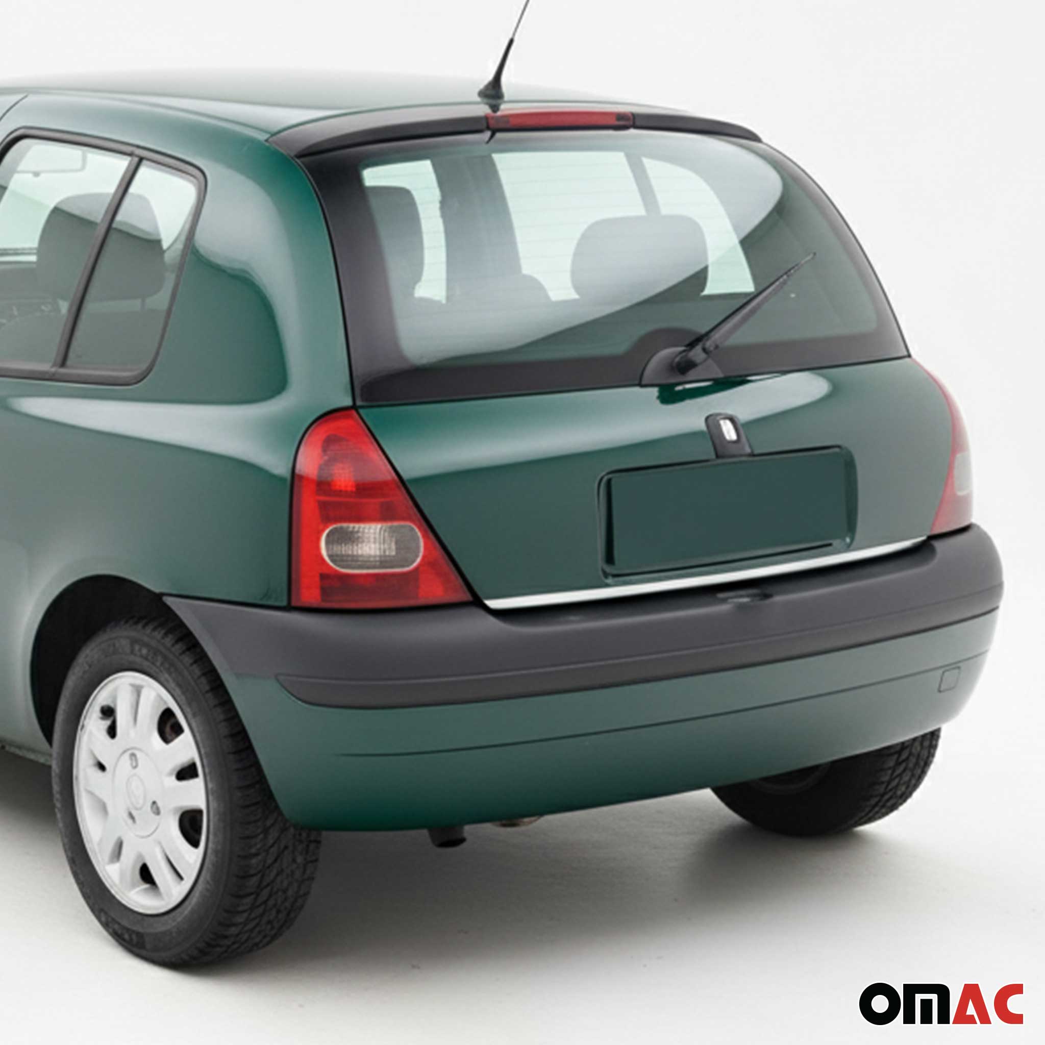 Kofferraumleiste Heckklappe Leiste für Renault Clio 1998-2005 Edelstahl Chrom