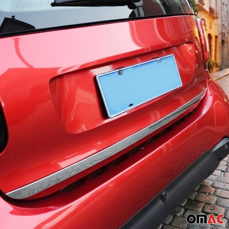 Kofferraumleiste Heckleiste für Smart ForTwo 451 2007-2015 Edelstahl Chrom