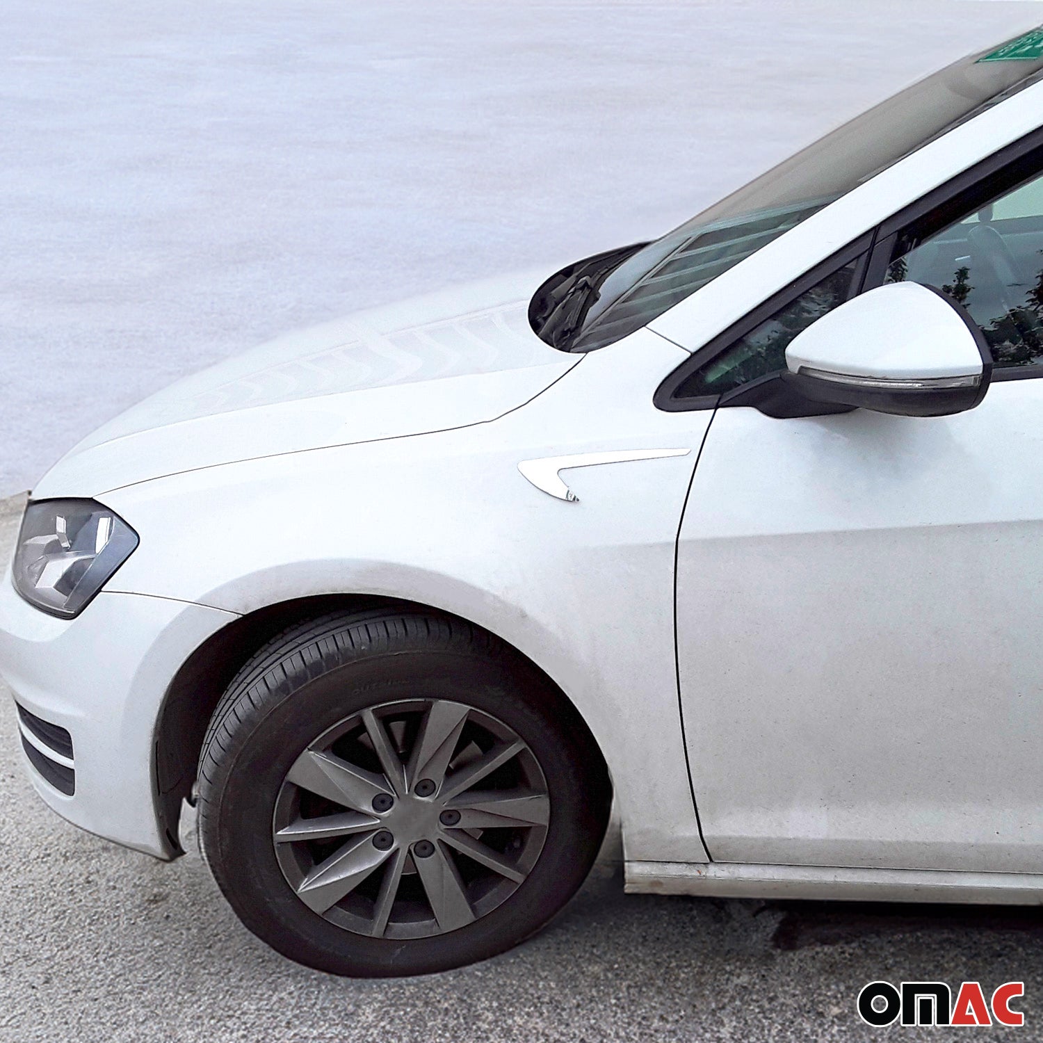 Seitendekor Autodecor für Opel Corsa D 2006-2014 Edelstahl Chromdecor 2tlg