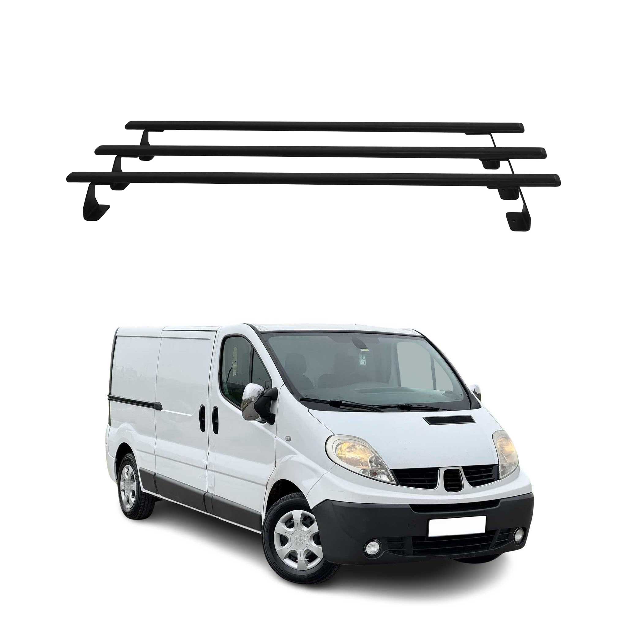 Dachträger Gepäckträger Relingträger für Nissan Primastar 2001-2014 Stahl 3 tlg