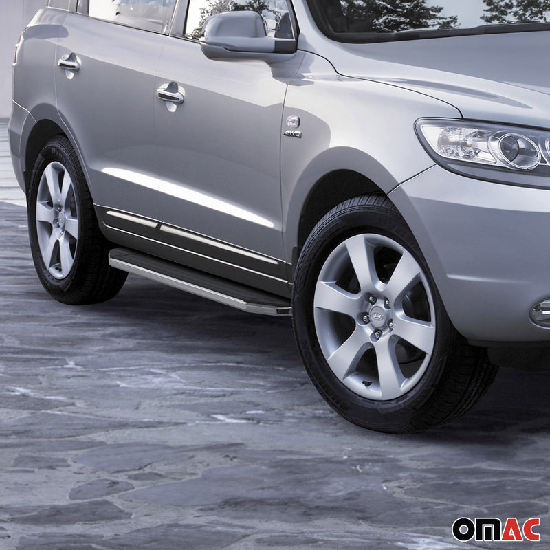Trittbretter Seitenschweller für Hyundai Santa Fe 2006-2012 ABE Alu