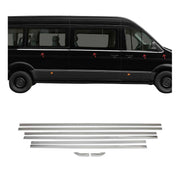 Fensterleisten Zierleisten für VW Crafter 2017-2026 L2 Radstand Edelstahl 8tlg