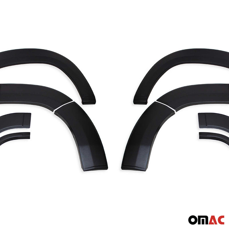 Radläufe Kotflügel Verbreiterung für Fiat Ducato 2014-21 FL L3 ABS Schwarz 12tlg