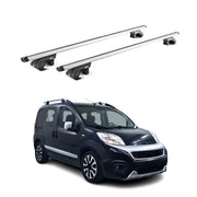 Dachträger für Fiat Fiorino Kurze Dachreling 2008-2020 5 tür 90kg Alu ABE Silber