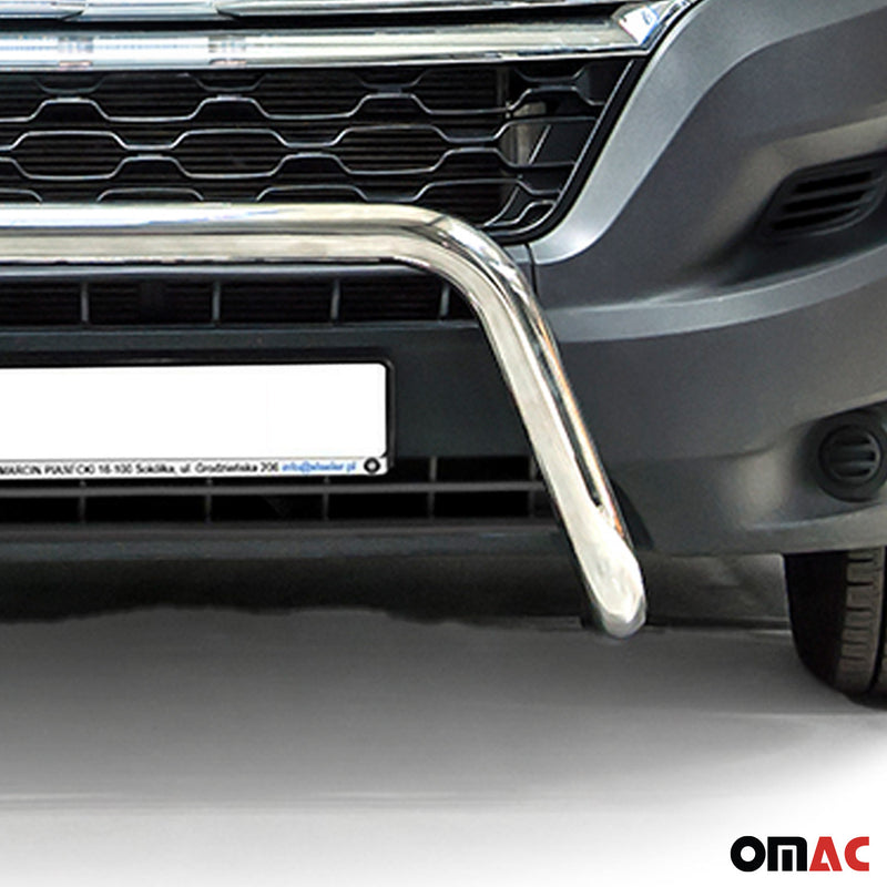 Frontbügel Frontschutzbügel für Citroen Jumper 2006-2016 mit ABE Stahl Silber