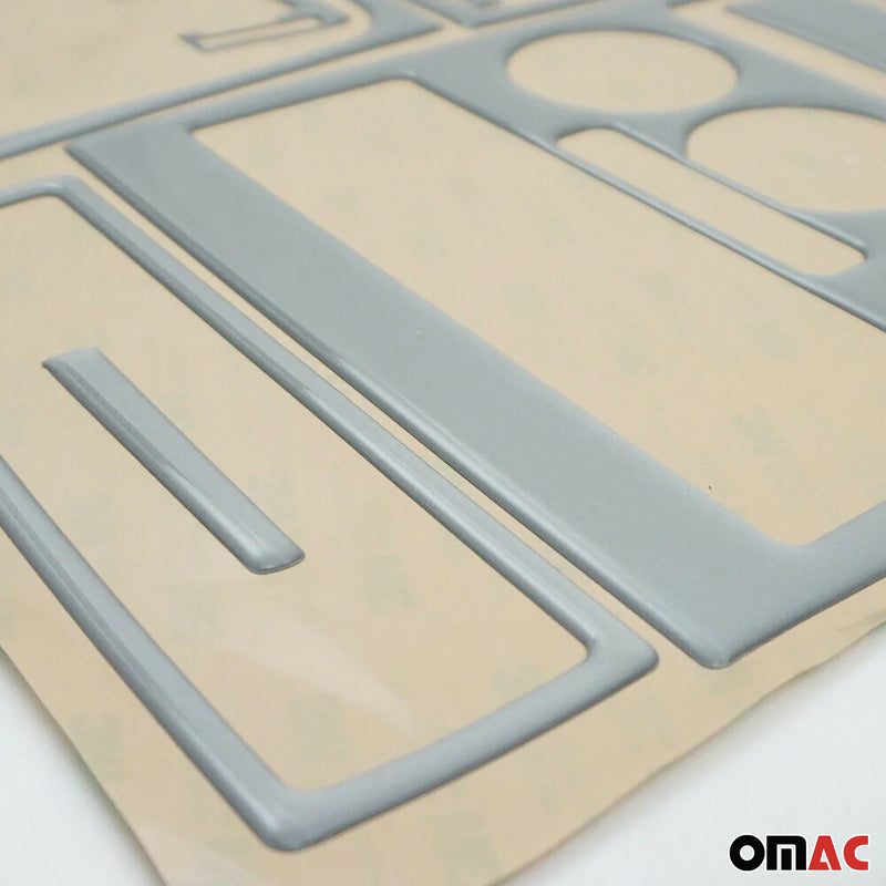 Innenraum Dekor Cockpit für Peugeot 306 1997-2006 Aluminium Optik 11tlg