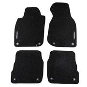 Velours Fußmatten für Audi A6 C5 1997-2004 Autoteppich Automatten Schwarz 4 tlg