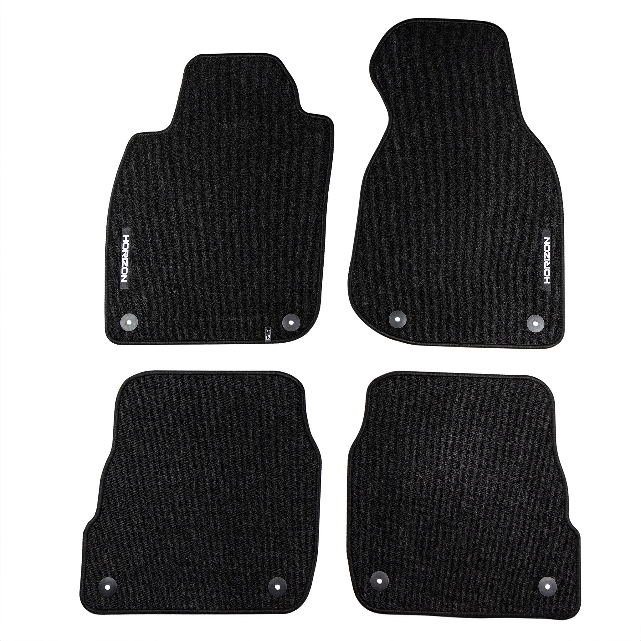 Velours Fußmatten für Audi A6 C5 1997-2004 Autoteppich Automatten Schwarz 4 tlg