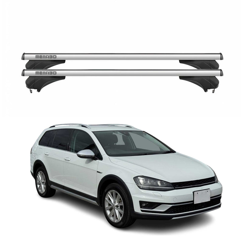 Menabo Dachträger für VW Golf VII Variant / Golf VII Sport Van 2013-2019 Silber
