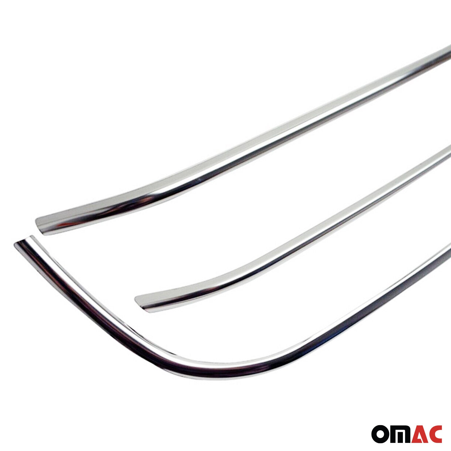 Kühlergrill Leisten Grillleisten für VW Amarok 2010-2016 Edelstahl Chrom 3tlg