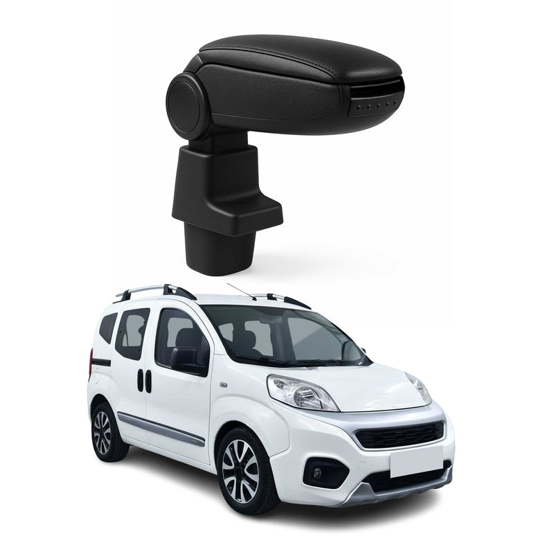 Mittelarmlehne Armlehne für Fiat Fiorino 2007-2021 PU-Leder ABS Schwarz