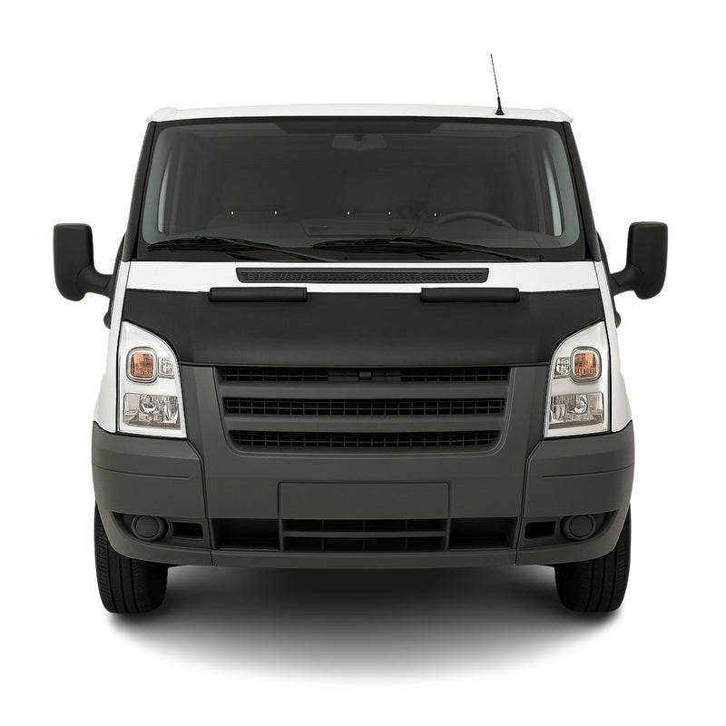 Haubenbra Steinschlagschutz Bonnet Bra für Ford Transit 2000-2006 Schwarz Halb