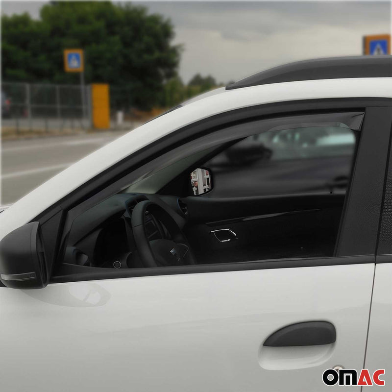 Windabweiser Regenabweiser für Dacia Spring 2021-2025 Dunkel Acryl 4tlg