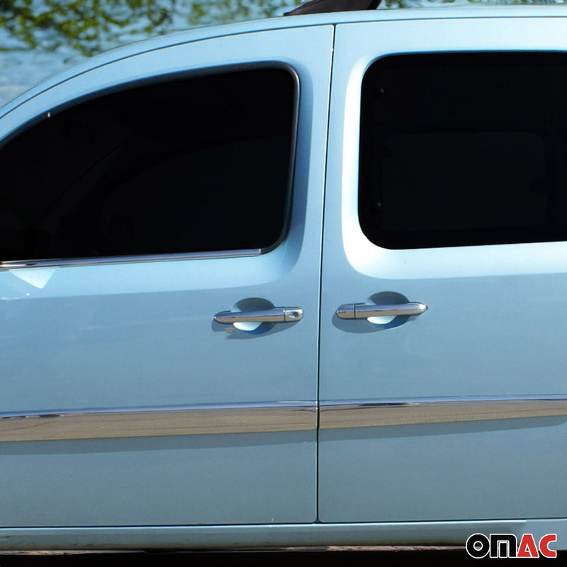 Türgriff Blende Türgriffkappen für Renault Kangoo 2008-2025 4-Tür Edelstahl 8x