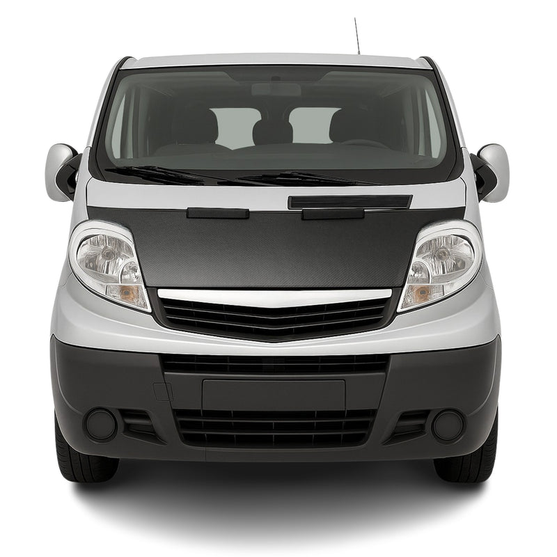 Haubenbra Steinschlagschutz Bonnet Bra für Renault Trafic 2001-2014 Carbon Halb