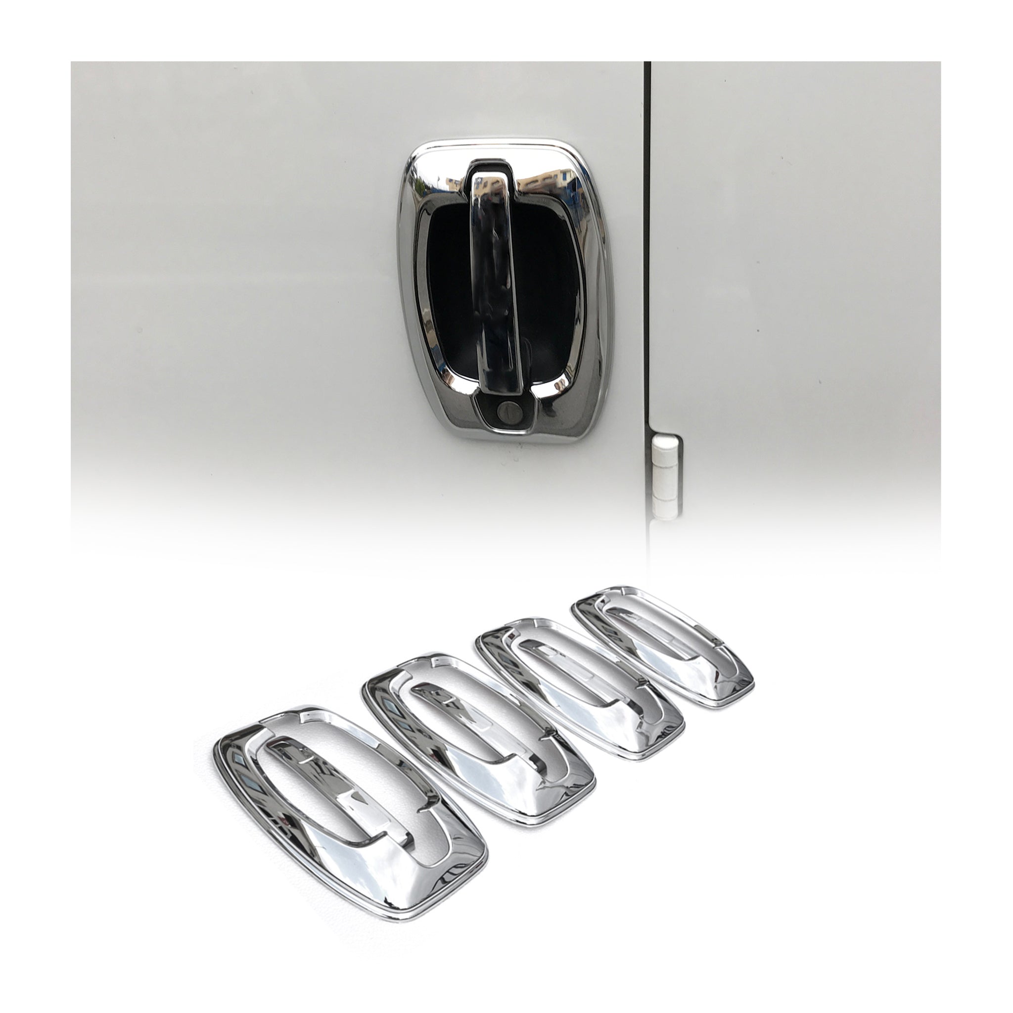 Türgriff Blende Türgriffkappen für Iveco Daily 2006-2014 4-Tür Chrom ABS 8x