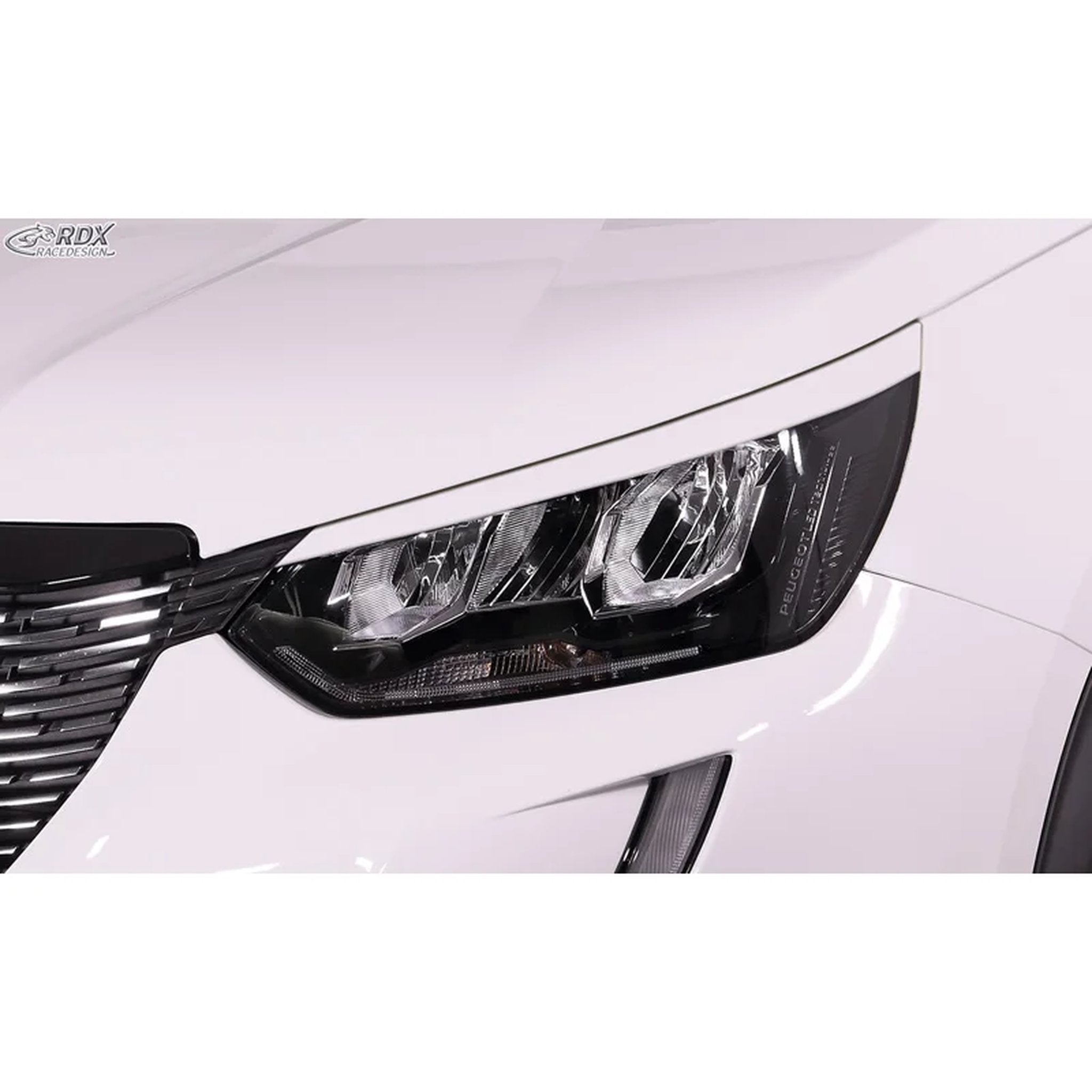 RDX Scheinwerferblenden für Peugeot 208 II & 2008 II 2019- ABS TÜV