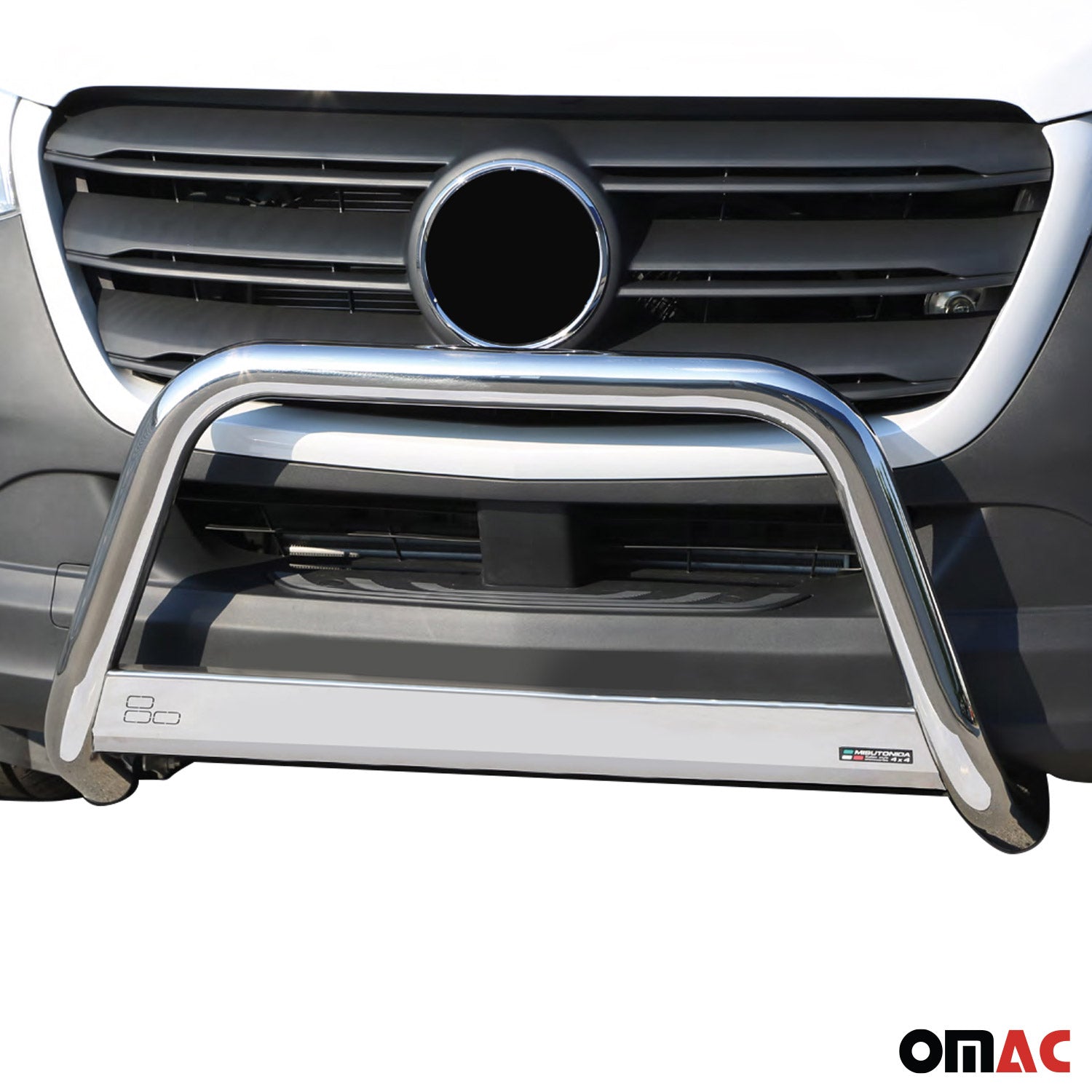 Edelstahl Frontbügel Frontschutzbügel für Mercedes Sprinter 2018-2026 Grau 63 mm