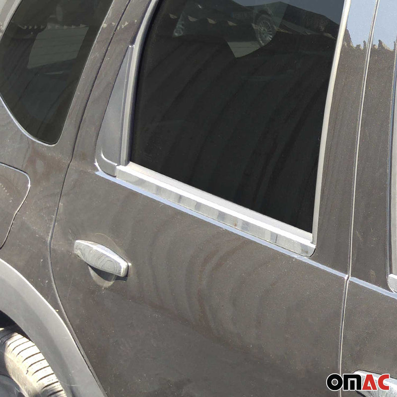 Fensterleisten Zierleisten für Dacia Duster 2010-2018 Edelstahl Chrom 4tlg