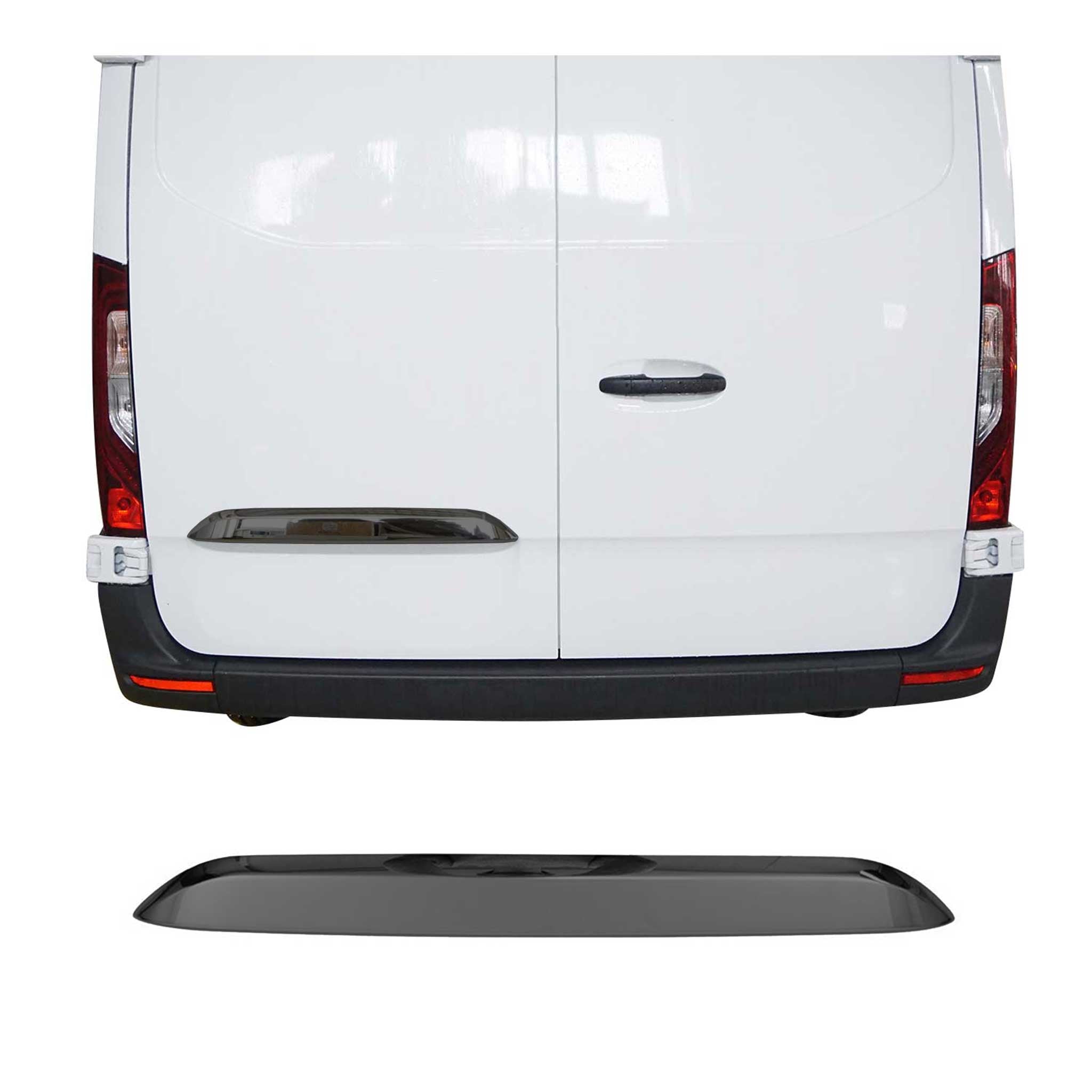 Kofferraumöffner Griff für Mercedes Sprinter 907 910 2018-2026 Edelstahl Dunkel
