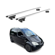 Dachträger Grundtäger für Mercedes Vaneo W414 2002-2005 5tür 90kg Alu ABE Silber