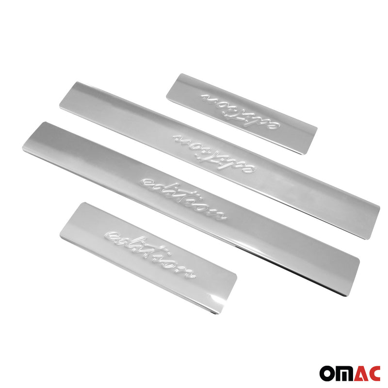 Einstiegsleisten Türschutzleisten für Nissan Navara 2015-2025 Edelstahl 4tlg