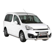 Frontbügel Frontschutzbügel für Citroen Berlingo 2015-2018 ø63mm Stahl Silber