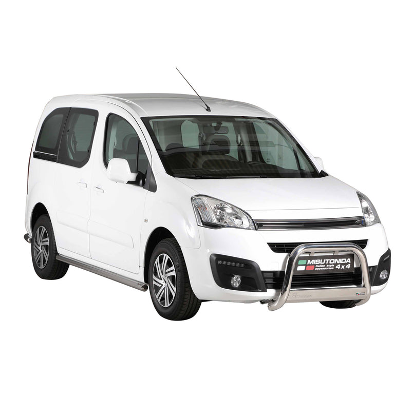 Frontbügel Frontschutzbügel für Citroen Berlingo 2015-2018 ø63mm Stahl Silber