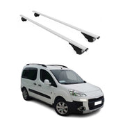 Dachträger Grundtäger für Peugeot Partner Tepee 2008-2018 75kg Metall Silber 2x