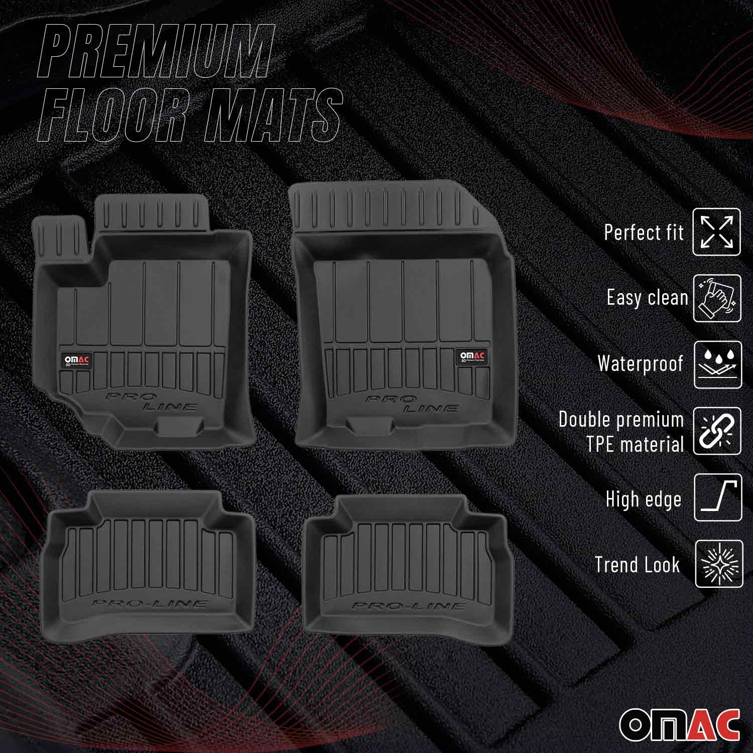 OMAC Gummi Fußmatten für Suzuki Vitara 2015-2024 Premium TPE Automatten 4tlg
