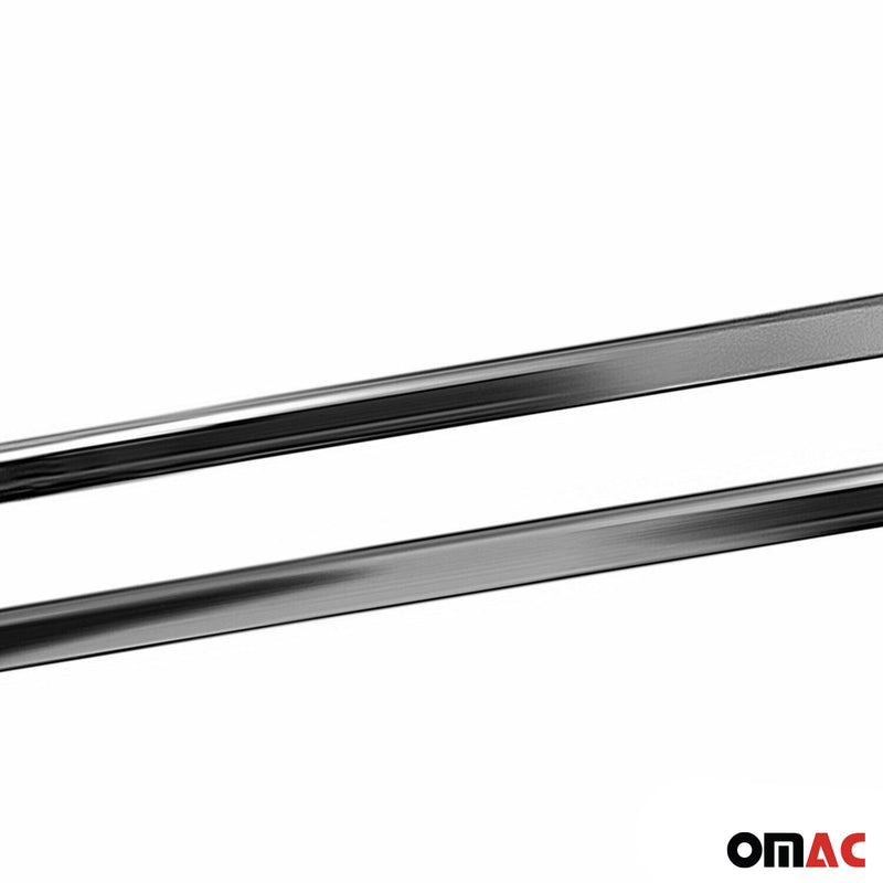 Fensterleisten Zierleisten für VW Caddy 2015-2020 Edelstahl Dunkel 2tlg