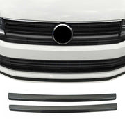 Kühlergrill Grillleisten für VW T6 Transporter 2015-2019 Highline Carbon Rot 2x