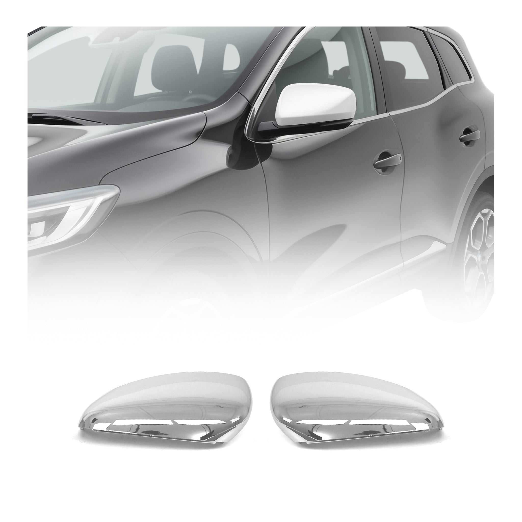 Spiegelkappen Spiegelabdeckung für Renault Espace mk5 2015-2023 ABS Chrom